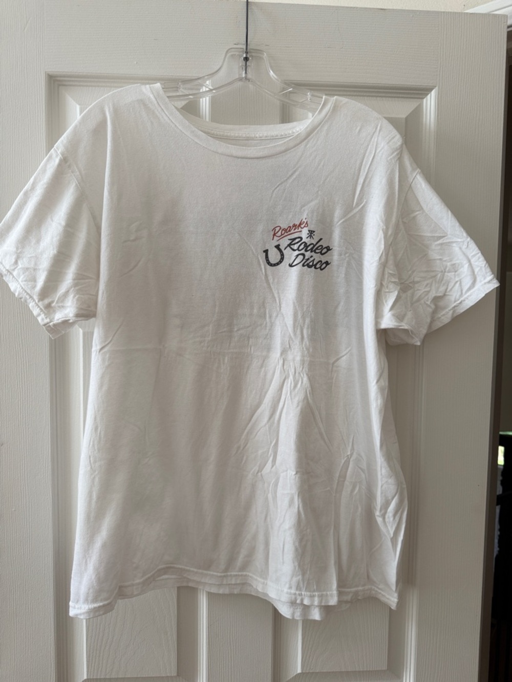 Roark White Rodeo Logo Tee